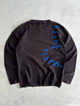 Evisu Appliqué Gull Wing Long Sleeve T Shirt (M)