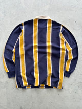 90's Ralph Lauren Vertical Stripe Heavyweight Rugby Shirt (L)
