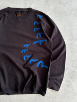 Evisu Appliqué Gull Wing Long Sleeve T Shirt (M)