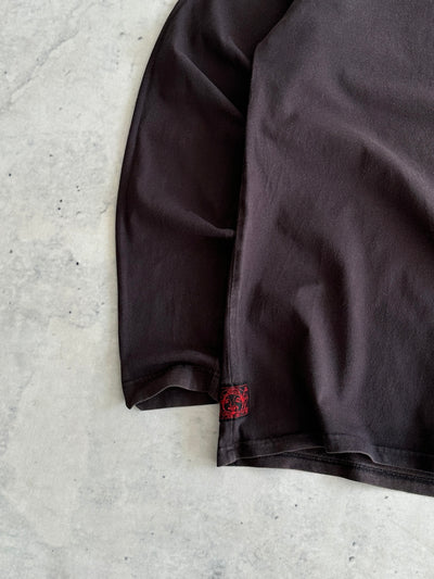 Evisu Appliqué Gull Wing Long Sleeve T Shirt (M)