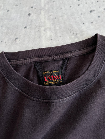 Evisu Appliqué Gull Wing Long Sleeve T Shirt (M)