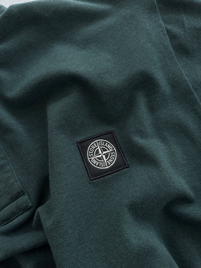 AW/12 Stone Island Patch Logo Long Sleeve Polo Shirt (XL)