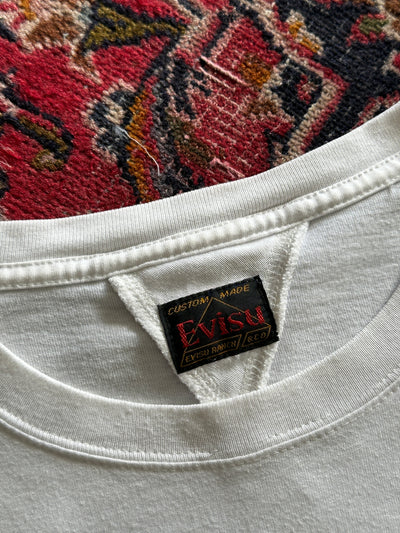 Evisu Appliqué Gull Wing long Sleeve T Shirt (M)