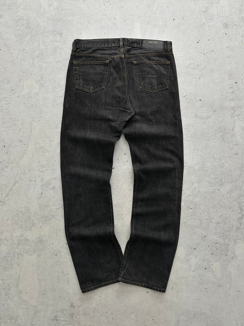 Stone Island Spell Out Denim Jeans (W36 x L34)