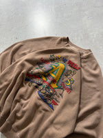 1990 A's vs Reds crewneck sweatshirt (L)