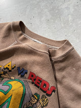 1990 A's vs Reds crewneck sweatshirt (L)