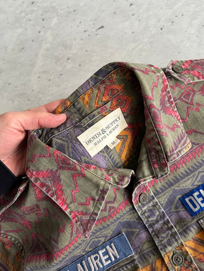 Ralph Lauren Denim & Supply Southwestern Aztec Overshirt (M)