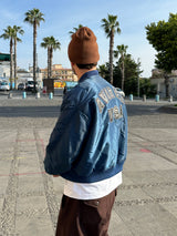 90's Avirex USA Spell Out MA-1 Bomber Jacket (L)