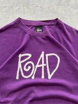 00' Stussy RAD script t shirt (M)