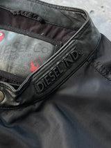 Vintage Diesel Daytona asymmetric zip up racing jacket (L)