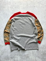 90's Nike Burberry reworked crewneck sweatshirt (XL)
