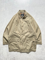 90's Burberry nova check camden car coat (L)