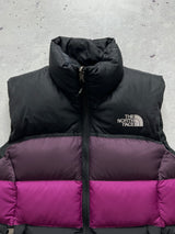 The North Face 700 down fill colour block gilet jacket (Women's XS)