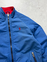 90's Ralph Lauren fleece lined zip up bomber jacket (S)
