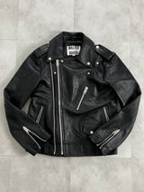 Walter Baker zip up leather biker jacket (Women's S)