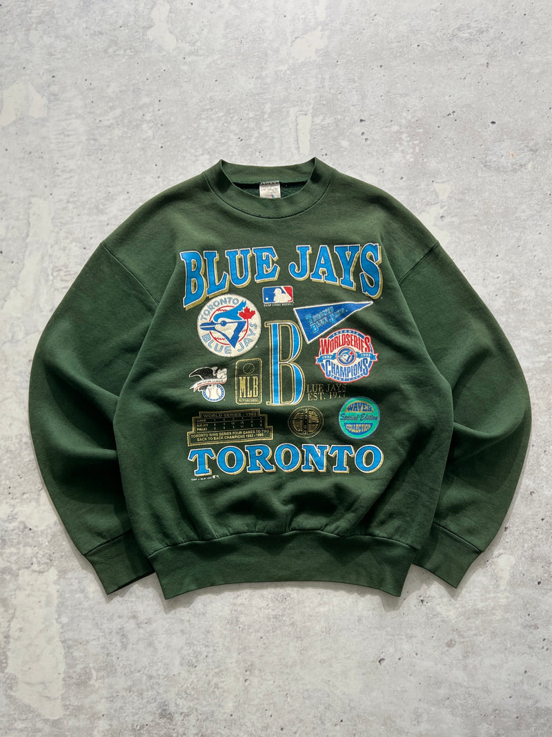 1993 Blue Jays MLB Heavyweight crewneck sweatshirt (M)