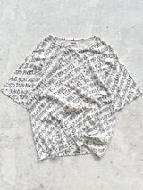 Vintage Stussy world tour repeat logo t shirt (L)