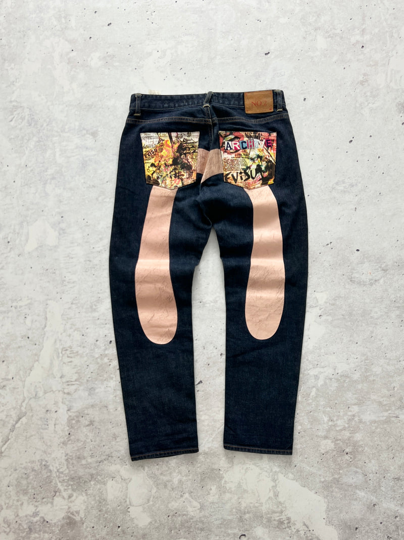 Evisu Womens Diacock denim jeans (W28 x L27)