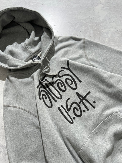 00's Stussy USA pullover hoodie (S)