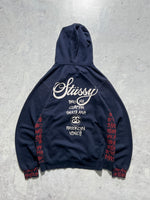 Vintage Stussy world tour pullover hoodie (L)