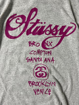 00's Stussy world tour t shirt (S)