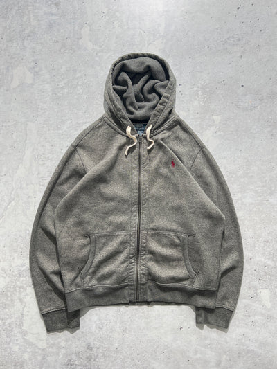 Ralph Lauren textured heavyweight zip up hoodie (XL)