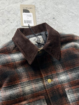 Brand New Carhartt WIP insulated heavy canvas/fleece plaid Michigan jacket (L)