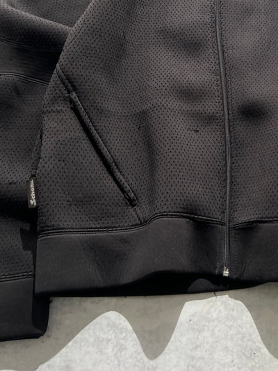 00's Schott zip up hooded scuba jacket (XXL)